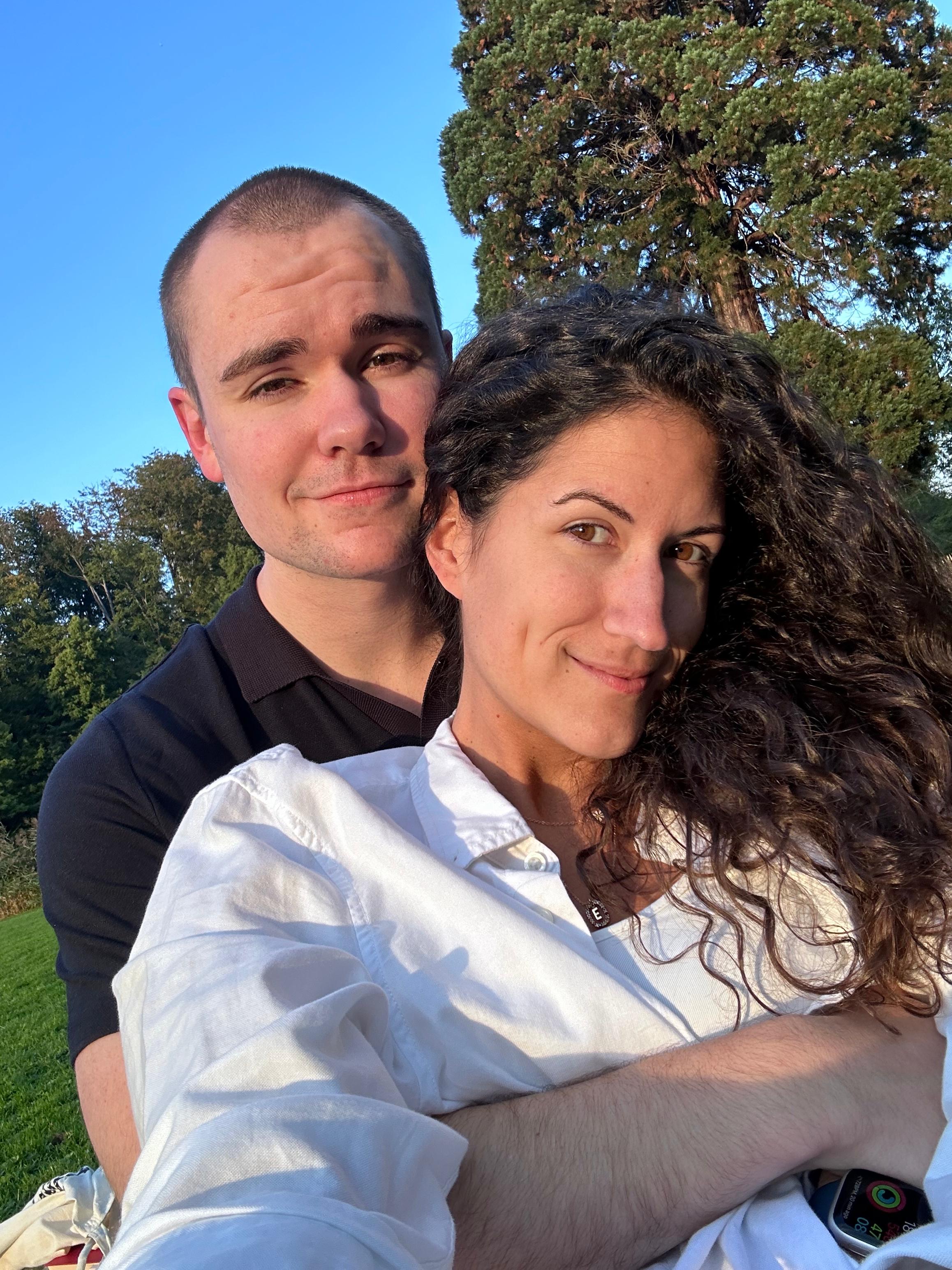 Foto de David y Elsa juntos